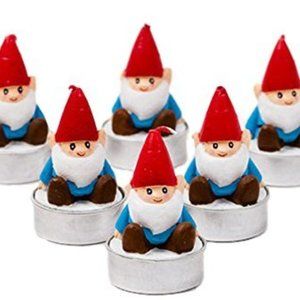 One Hundred 80 Degrees Gnome Tealights Set of 6